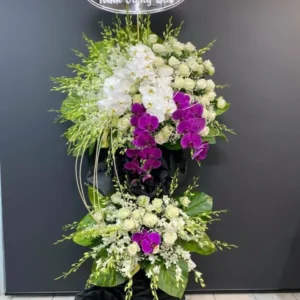 Vòng hoa viếng đám tang “Đêm Trăng Sao”